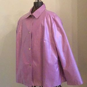 Liz Claiborne Raincoat size 2 x  Lavender